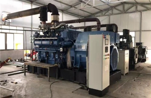 1×1000KW gasrafallasett (Yuchai 12VCN) fyrir gasorkuverkefni Huigui gasvirkju...